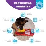 Podloga za vohljanje – Nina Ottosson Activity Matz Fast Food (Stopnja 2) - slika 3