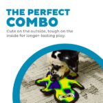 Trpežna plišasta igrača za psa - Gekon - slika 3