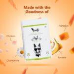 Woofur na zraku posušeni gurmanski piščančji drobljenci – bučni drobljenci 50 g - slika 6